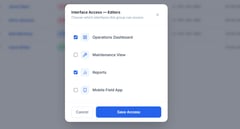 Interface access management