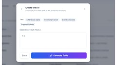 Tables With AI