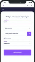 an online form on a Rayven app