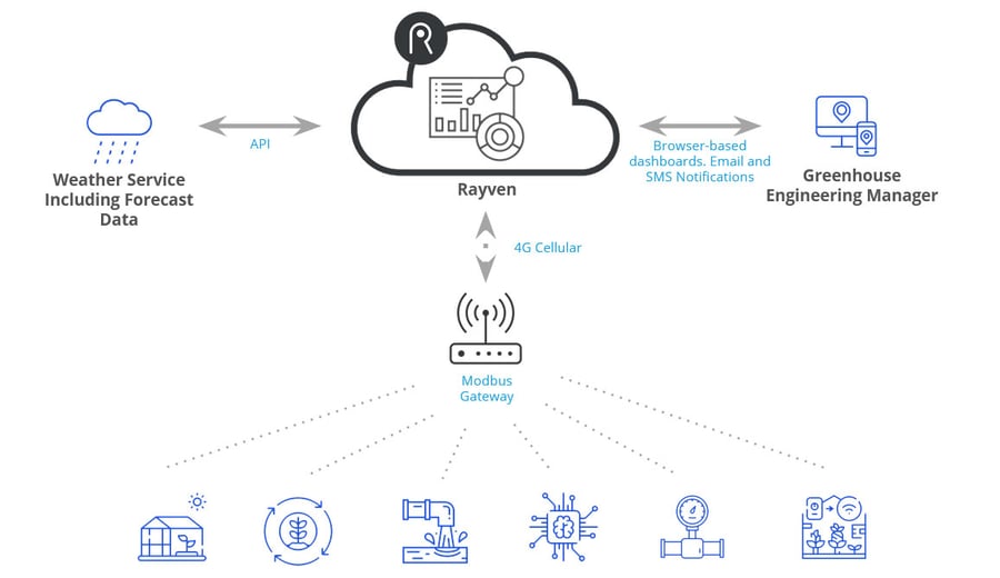 Greenhouse Management, Monitoring & Yield Optimization – Rayven