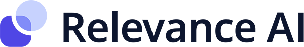 Relevance AI logo - AI + ML platform integration with Rayven