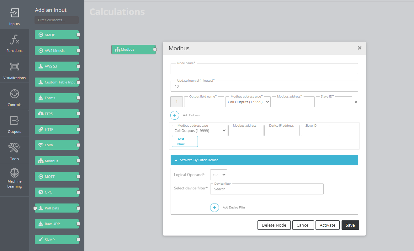 Modbus-Screenshot