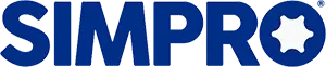 Simpro logo - field service integration with Rayven